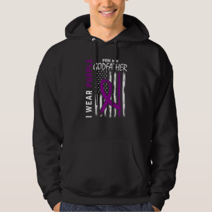 I Wear Purple For My Godfather Epilepsy Awareness  Hoodie