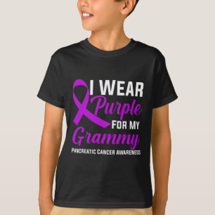 I Wear Purple For My Grammy Pancreatic Cancer  T-Shirt