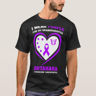 I Wear Purple for My Granddaughter Ohtahara Syndro T-Shirt