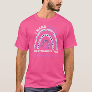 I Wear Purple For My Grandfather Alzheimer's Aware T-Shirt