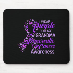 I wear Purple for my Grandma Pancreatic Cancer  Mouse Pad