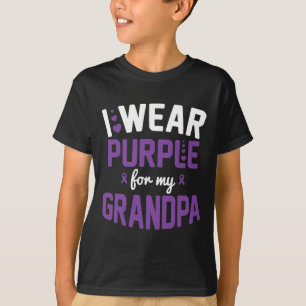 I Wear Purple For My Grandpa September Heimerheime T-Shirt