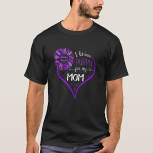 I Wear Purple For My Mum Alzheimers Awareness T-Shirt