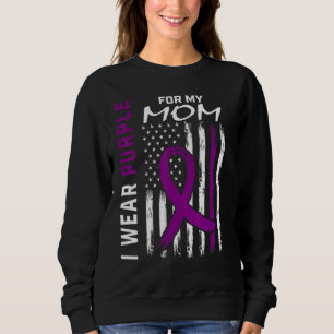 I Wear Purple For My Mum Epilepsy Awareness Americ Sweatshirt