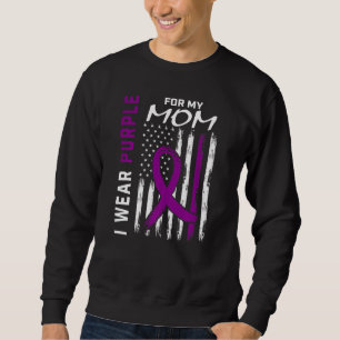 I Wear Purple For My Mum Epilepsy Awareness Americ Sweatshirt