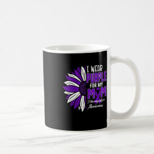 I Wear Purple For My Mum Fibromyalgia Awareness Ri Coffee Mug