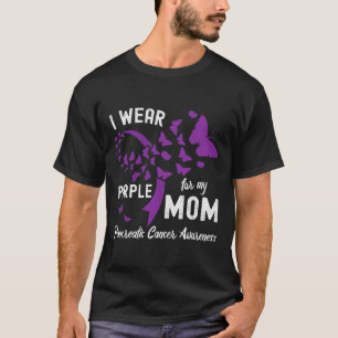 I wear Purple for my Mum Pancreatic Cancer Awarene T-Shirt