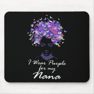 I Wear Purple For My Nana Mother Support Heimerhei Mouse Pad