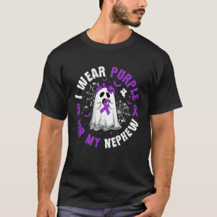 I Wear Purple for My Nephew Domestic Violence Awer T-Shirt