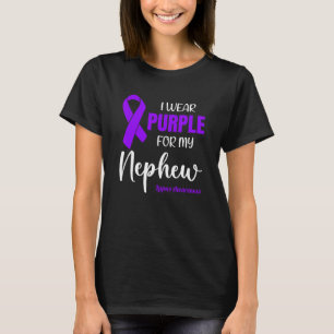 I Wear Purple For My Nephew for Lupus Awareness T-Shirt