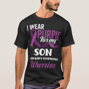 I Wear Purple For My Son Hodgkin Lymphoma T-Shirt