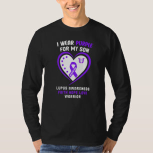 I Wear Purple For My Son Lupus Awareness T-Shirt