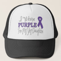 I Wear Purple For My Step-Daughter (Purple Ribbon)