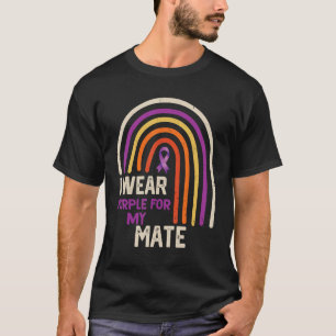 i wear purple for my wife Lupus Awareness T-Shirt