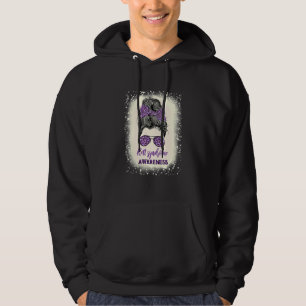 I wear purple For Rett Syndrome Awareness month Me Hoodie
