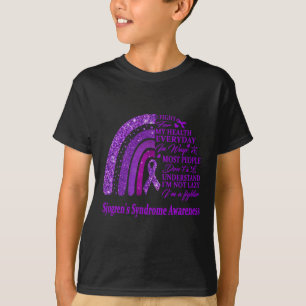 I Wear Purple For Sjogren's Syndrome Awareness War T-Shirt