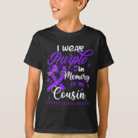 I Wear Purple In Memory For My Cousin Overdose Awa