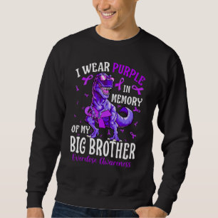 I Wear Purple In Memory Of My Big Brother Overdose Sweatshirt