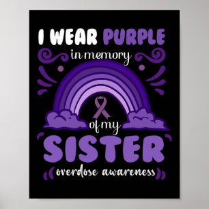 I Wear Purple In Memory Of My Sister 2 Poster