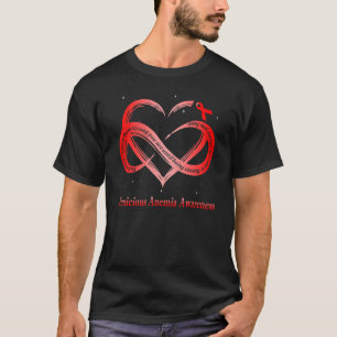 I Wear Red For Pernicious Anaemia Awareness Warrio T-Shirt