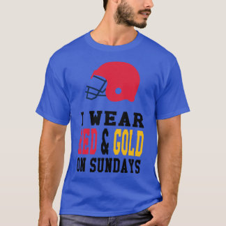 I Wear Red Gold on Sundays T-Shirt