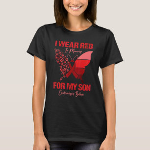 I Wear Red In Memory For My Son Epidermolysis Bull T-Shirt