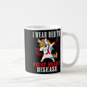 I Wear Red To Fight Heart Disease Awareness _2 Coffee Mug