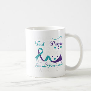 I Wear Teal & Purple For My Son Suicide Preven Coffee Mug