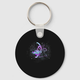 I Wear Teal And Purple For Someone I Love Suicide Key Ring