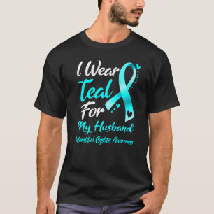 I Wear Teal For My Husband Interstitial Cystitis A T-Shirt