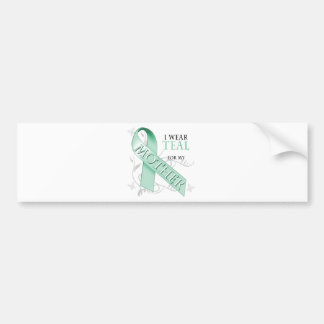 I Wear Teal for my Mother Bumper Sticker