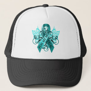 I Wear Teal for my Mum.png Trucker Hat