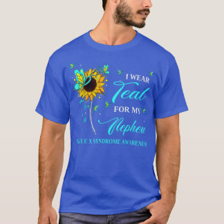 I Wear Teal For My Nephew Fragile X Syndrome Aware T-Shirt