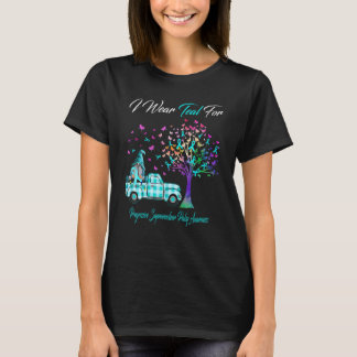 I Wear Teal Progressive Supranuclear Palsy Awarene T-Shirt