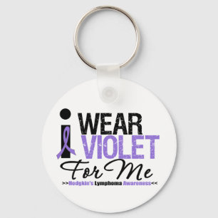 I Wear Violet For Me Key Ring