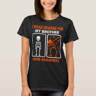 I Wear Yellow For My Brother ADHD AWARENESS T-Shirt