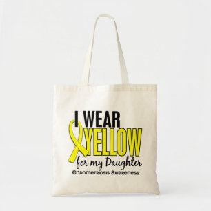 I Wear Yellow For My Daughter 10 Endometriosis Tote Bag