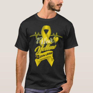 I wear Yellow For Spina Bifida Awareness T-Shirt