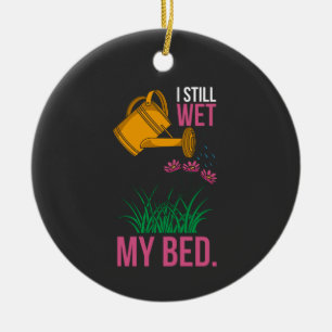 I Wed My Bed - Gardening Ceramic Tree Decoration