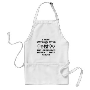 I Went Outside Once Standard Apron