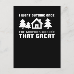 I Went Outside Once, The Graphics Weren't That Postcard