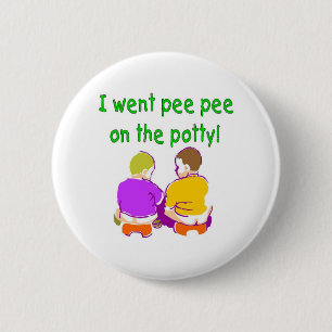 I went pee pee on the potty button