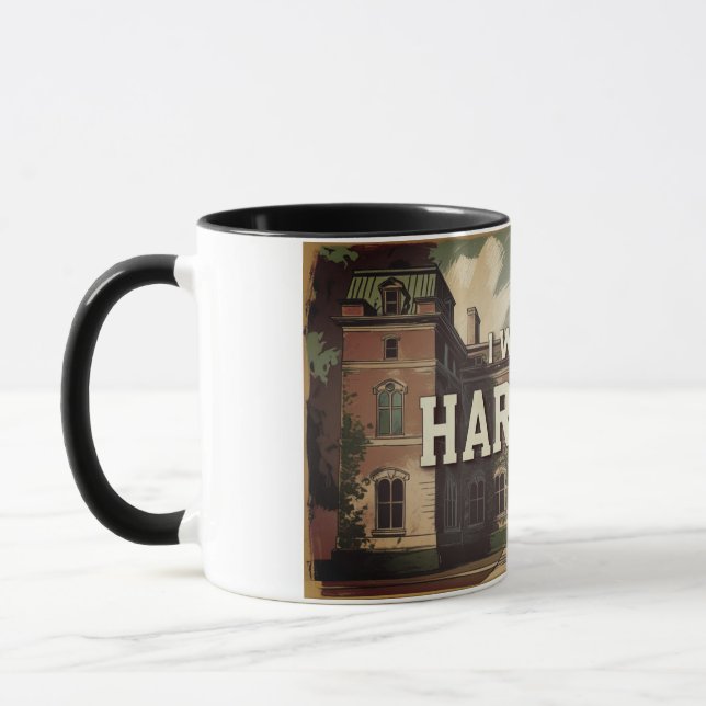 I Went to Harvard- 2-Toned Mug (Left)