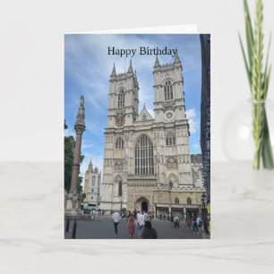 "I went to London" Westminster Abbey Card