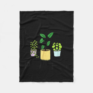 I Wet My Plants _ Gardening Gift Gardener  Fleece Blanket