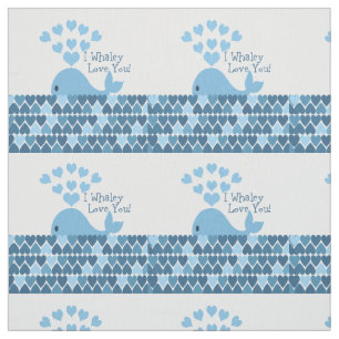 I whaley love you fabric