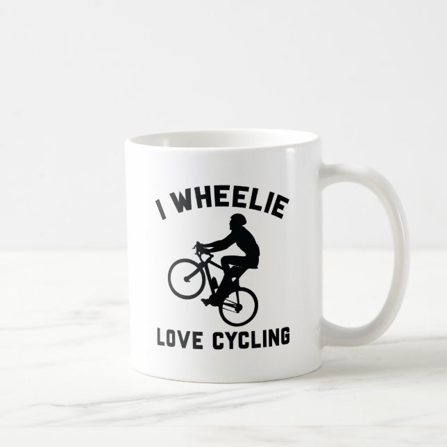 I Wheelie Love Cycling Coffee Mug (Right)