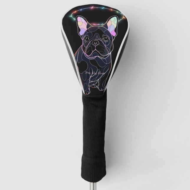 I Will Always Love French Bulldog 003 Golf Head Cover (Front)