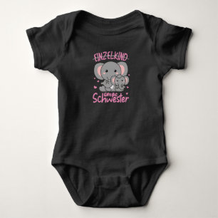 I Will Be Big Sister 2022 For Siblings Baby Bodysuit