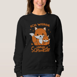 I Will Be Big Sister 2022 For Siblings Sweatshirt